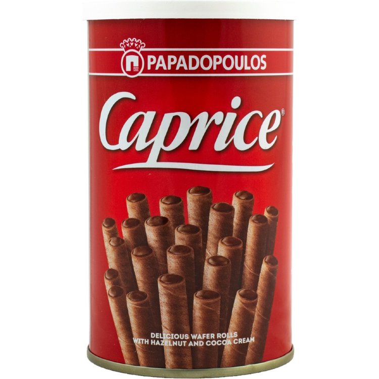 Вафли Caprice венские с фундуком и шоколадным кремом 250г