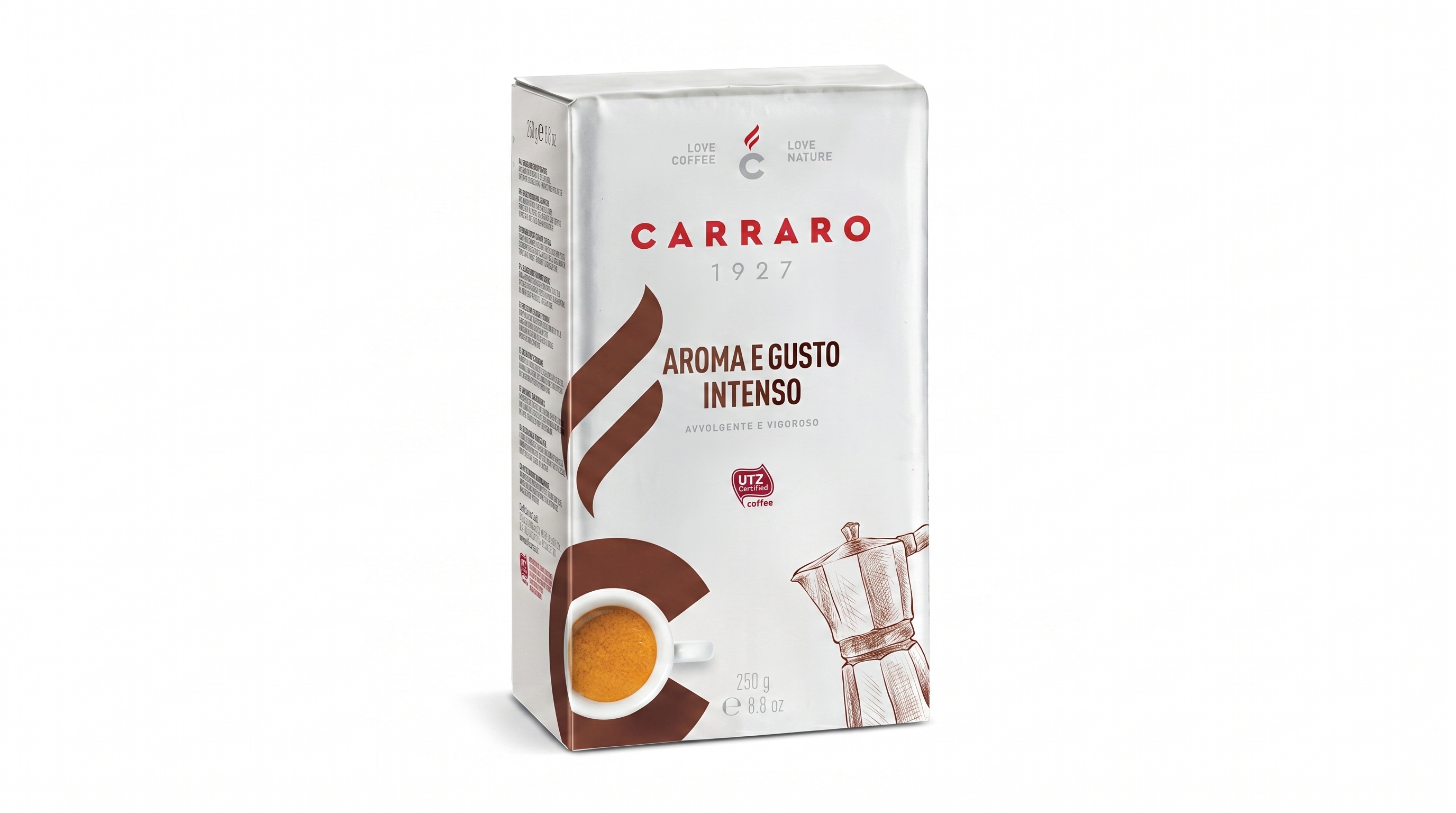 Carraro 250гр молотый AROMA e GUSTO INTENSO