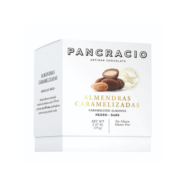 Mini Box Pancracio Конфеты из цельного карамелизированного миндаля с молочным шоколадом (Caramelized almonds covered with chocolate) 70г